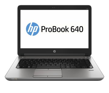 HP ProBook 640 G1 Computer portatile 35,6 cm (14") HD+ Intel® Core™ i5 i5-4210M 4 GB DDR3-SDRAM 500 GB HDD Wi-Fi 4 (802.11n) Windows 7 Professional Nero, Argento