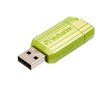 Verbatim PinStripe - Memoria USB da 16 GB - Verde eucalipto