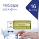 Verbatim PinStripe - Memoria USB da 16 GB - Verde eucalipto 8
