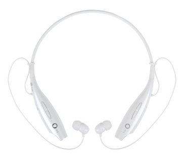 LG HBS-730 Auricolare Wireless Passanuca Musica e Chiamate Bluetooth Bianco