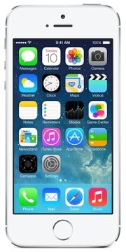 Apple iPhone 5s 10,2 cm (4") SIM singola iOS 7 4G 1 GB 16 GB 1570 mAh Argento