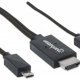 Manhattan 151511 cavo e adattatore video 1,5 m HDMI tipo A (Standard) Micro-USB Tipo B Nero 6
