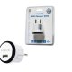 LogiLink PA0061 Caricabatterie per dispositivi mobili Telefono cellulare, MP3, Smartphone, Tablet Nero, Bianco dC, USB Interno 2