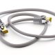 Goobay 91585 cavo di rete Grigio 1 m Cat7 S/FTP (S-STP) 4