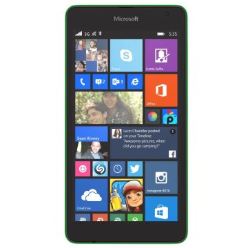 Microsoft Lumia 535 12,7 cm (5") SIM singola Windows Phone 8.1 3G Micro-USB B 1 GB 8 GB 1905 mAh Verde