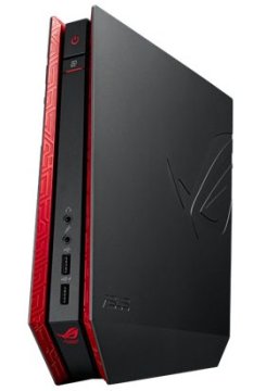 ASUS GR8-R040R Intel® Core™ i7 i7-4510U 8 GB DDR3L-SDRAM 1 TB HDD NVIDIA® GeForce® GTX 750 Ti Windows 8.1 Mini PC Nero, Rosso