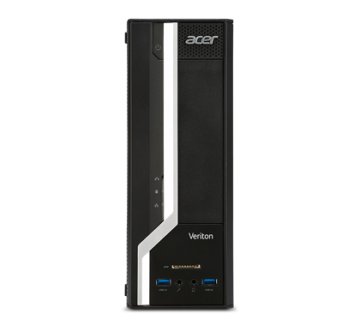 Acer Veriton X X2631G Intel® Celeron® G G1840 4 GB DDR3-SDRAM 500 GB HDD Windows 7 Professional SFF PC Nero