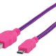 Manhattan 394048 cavo USB USB 2.0 1 m USB A Micro-USB B Rosa, Viola 2