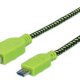 Manhattan 394062 cavo USB USB 2.0 1 m USB A Micro-USB B Nero, Verde 2