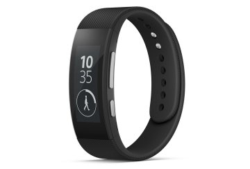 Sony SmartBand Talk SWR30 E-ink Braccialetto per rilevamento di attività 3,56 cm (1.4") IP68 Nero