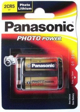 Panasonic Photo Lithium Battery 2CR5 Batteria monouso Nichel – oxyhydroxide (NiOx)