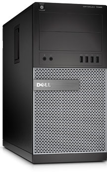 DELL OptiPlex 7020 Intel® Core™ i5 i5-4590 4 GB DDR3-SDRAM 500 GB HDD Windows 7 Professional Mini Tower PC Nero, Grigio