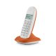 Motorola C1001L Telefono DECT Identificatore di chiamata Arancione, Bianco 2