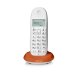 Motorola C1001L Telefono DECT Identificatore di chiamata Arancione, Bianco 3