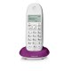 Motorola C1001L Telefono DECT Identificatore di chiamata Viola, Bianco 2