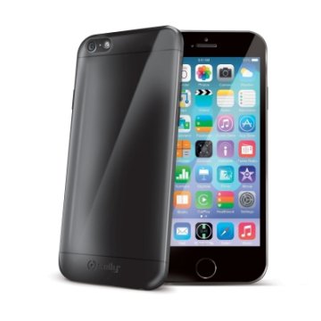 Celly Gelskin custodia per cellulare Cover Nero, Trasparente