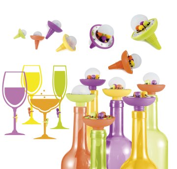 BRANDANI 55655 tappo per bottiglie e decanter Multicolore