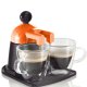 BRANDANI 56147 caffettiera manuale Nero, Arancione 2