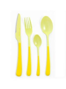 BRANDANI 56292 set di posate 4 pz Giallo