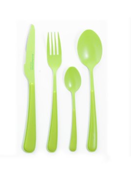 BRANDANI 56294 set di posate 4 pz Verde