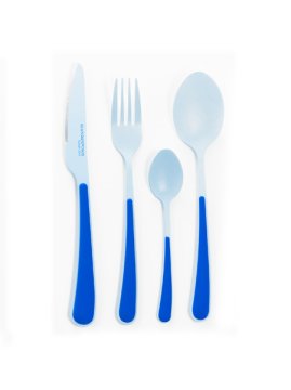 BRANDANI 56295 set di posate 4 pz Turchese