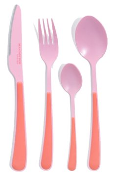 BRANDANI 56296 set di posate 4 pz Rosa
