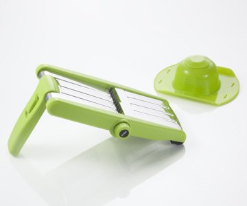 BRANDANI 56371 grattugia e spiralizzatore manuali Verde, Acciaio inox