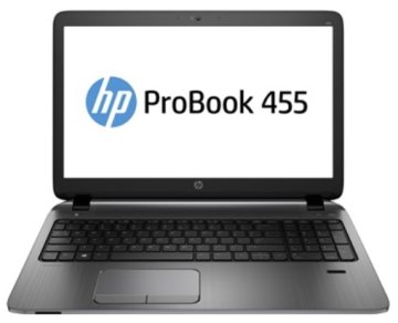HP ProBook 455 A10-7300 AMD A10 Computer portatile 39,6 cm (15.6") 8 GB DDR3L-SDRAM 1 TB HDD AMD Radeon HD 8750M Windows 7 Professional Nero, Grigio