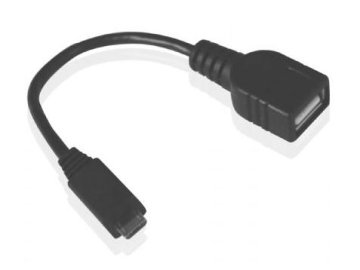 SBS TE0UCD90K cavo USB 0,13 m USB 2.0 USB A Micro-USB A Nero