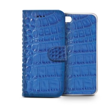 Celly CROCOAIPH6BL custodia per cellulare 11,9 cm (4.7") Custodia a borsellino Blu