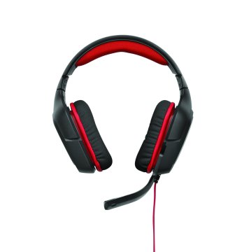Logitech G G230 Stereo Gaming Headset Auricolare Cablato A Padiglione Giocare Nero, Rosso