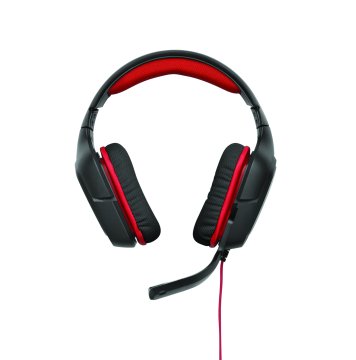 Logitech G G230 Stereo Gaming Headset Auricolare Cablato A Padiglione Nero, Rosso