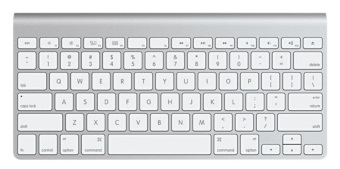 Apple MC184, EN-INT QWERTY Inglese Bluetooth