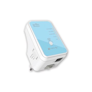 Techly Mini Router Ripetitore WiFi 300Mbps Dual Band da Muro Repeater4 (I-WL-REPEATER4)