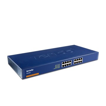 Tenda TEH1600M Non gestito L2 Fast Ethernet (10/100) 1U Blu