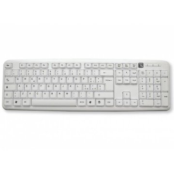 Techly IDATA 955-BIANCO tastiera PS/2 QWERTY Italiano Bianco