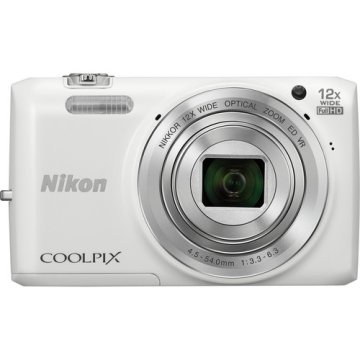 Nikon COOLPIX S6800 1/2.3" Fotocamera compatta 16 MP CMOS 4608 x 2592 Pixel Bianco