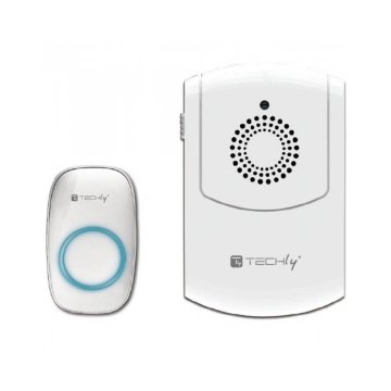 Techly Campanello Portatile Wireless 300m a Vibrazione con Telecomando (I-BELL-RING03)