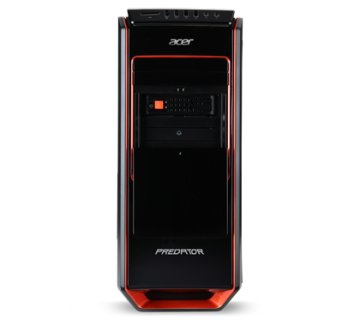 Acer Predator G3-605 Intel® Core™ i7 i7-4790 8 GB DDR3-SDRAM 1 TB HDD NVIDIA® GeForce® GTX 745 Windows 8.1 Desktop PC Nero, Rosso