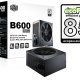 Cooler Master B600 ver.2 alimentatore per computer 600 W 20+4 pin ATX ATX Nero 3