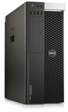 DELL Precision T5810 Intel® Xeon® E5 v3 E5-1650V3 16 GB DDR4-SDRAM 2 TB HDD AMD FirePro W5100 Windows 7 Professional Tower Stazione di lavoro Nero