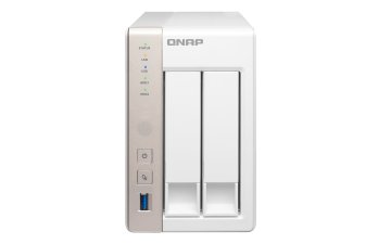 QNAP TS-251 server NAS e di archiviazione Tower Intel® Celeron® 1 GB DDR3L QNAP Turbo System Bianco