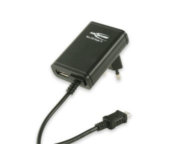 Ansmann Micro-USB Charger 1A Universale Nero AC Interno