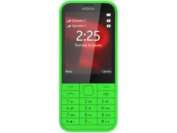 Microsoft 225 Dual SIM 7,11 cm (2.8") 100,6 g Verde
