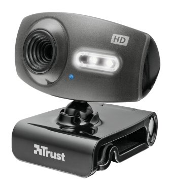 Trust eLight Full HD 1080p webcam 2 MP 1920 x 1080 Pixel USB 2.0 Nero