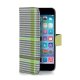 Celly PDPAGEIPH6GR custodia per cellulare Custodia a libro Verde, Grigio 2