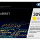 HP 309A Yellow Original LaserJet Toner Cartridge cartuccia toner 1 pz Originale Giallo 2