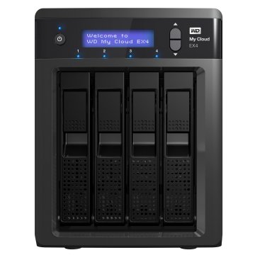 Western Digital My Cloud EX4 NAS Tower 0,5 GB 12 TB HDD Nero