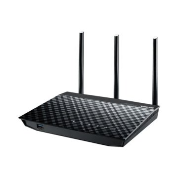 ASUS RT-N18U router wireless Gigabit Ethernet Banda singola (2.4 GHz) Nero