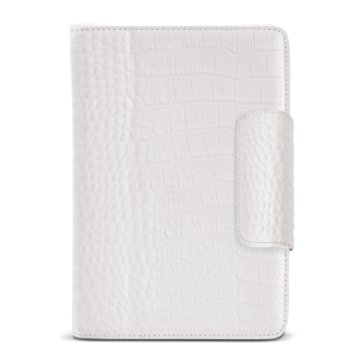 Celly CROCOWAIR2WH custodia per tablet 24,6 cm (9.7") Custodia a libro Bianco